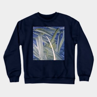 Abstract in Blue Crewneck Sweatshirt